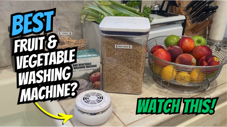 Photo example of Best vegetable and fruit washing machine ultrasonic review amazon