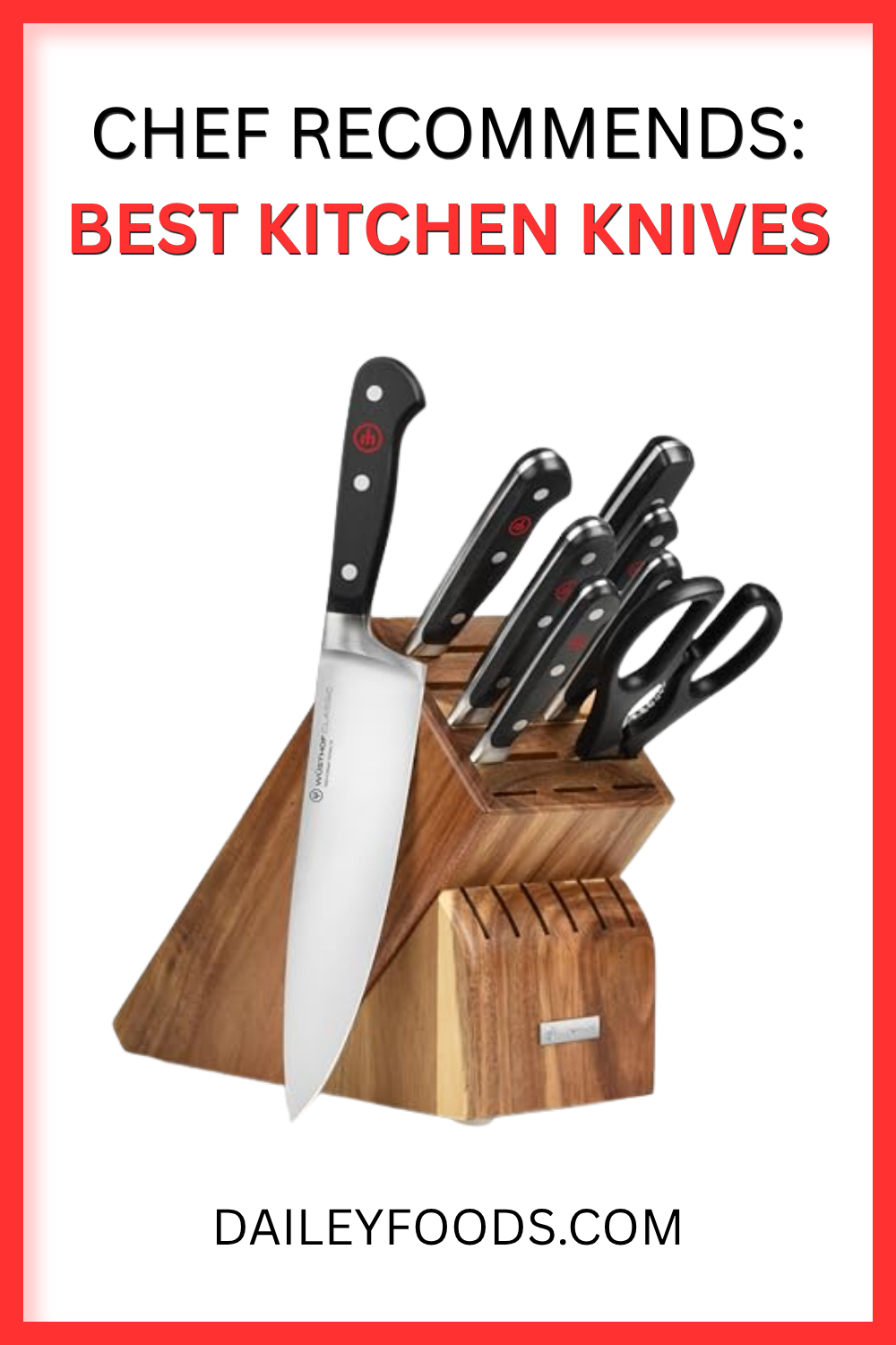 Photo example of Best Kitchen Knives for Home Cooks.