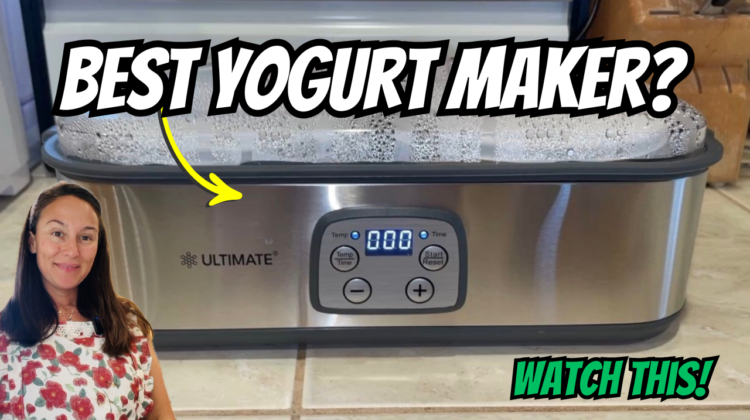 Photo example of ultimate yogurt maker strainer unboxing review test.