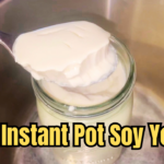 Photo example of how to make soy yogurt in instant pot