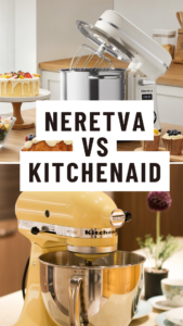 Photo example of Neretva stand mixer vs kitchenaid stand mixer.
