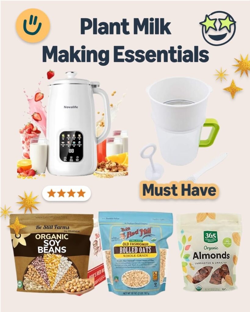 Photo example of Plant Milk Making Essentials on Amazon.