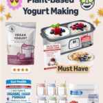 photo example of plant based yogurt making at home tools on Amazon.