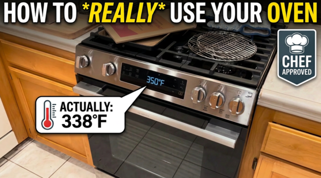 Photo example of How to use an oven